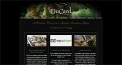 Desktop Screenshot of ducardvineyards.com