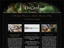 Tablet Screenshot of ducardvineyards.com